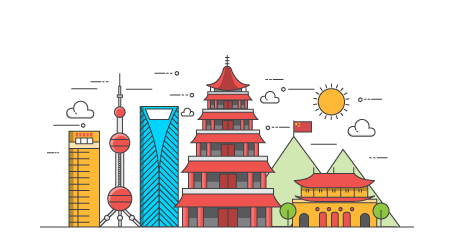 China icono casillero